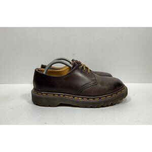 Doc Dr. Martens 1461 Oxford Brown Leather Made In England Womens Size 6 US